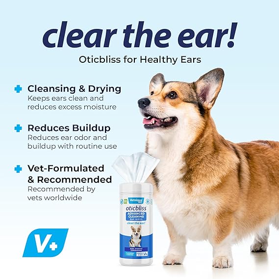 Dog Ear Cleaning Wipes with Odor Control