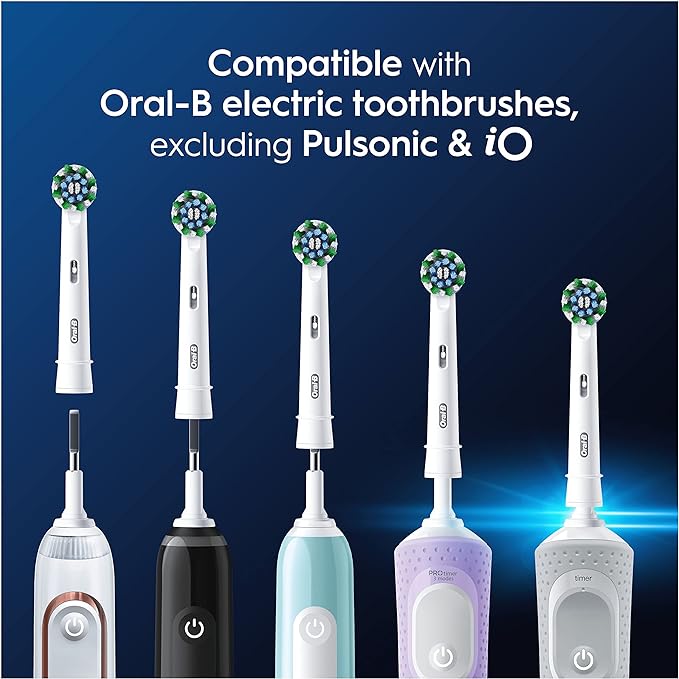 Electric Toothbrush Head-Pack of 8 Toothbrush Heads