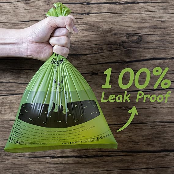 Poo Bags for Dog Waste-540 Extra Thick Strong 100% Leak Proof