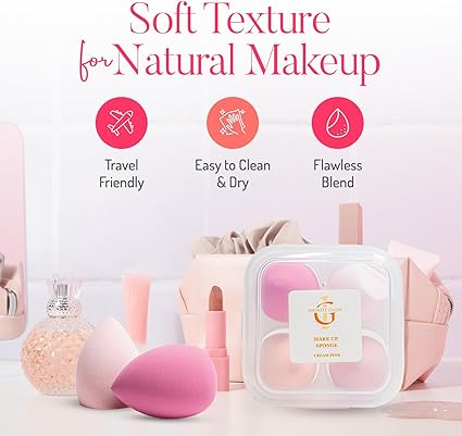 Makeup Sponge Set- 4 Pcs