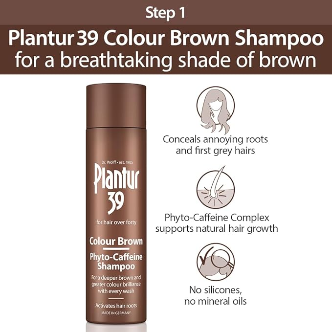 Shampoo and Conditioner Set for Brown Brunette Hair