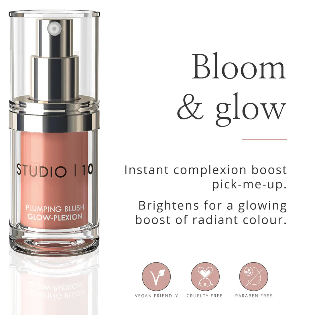 Plumping Blush Glow-Plexion Makeup - Liquid Blush