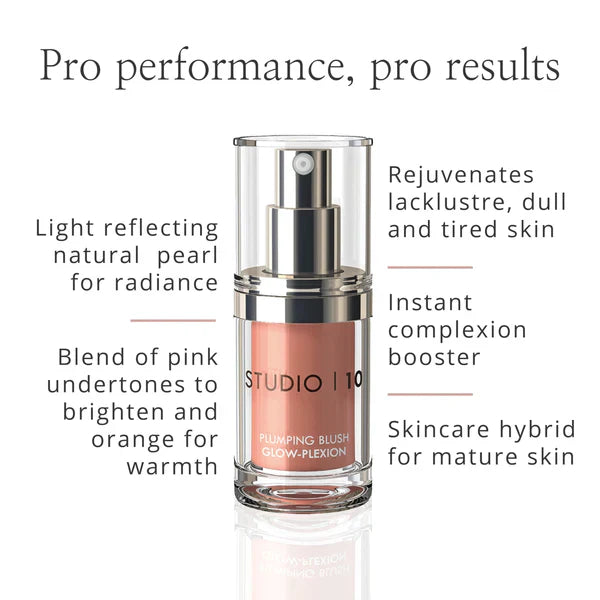 Plumping Blush Glow-Plexion Makeup - Liquid Blush