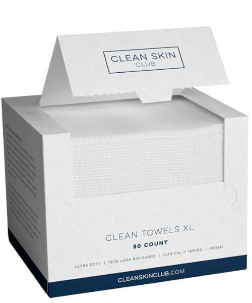 Clean Towels XL, 100% USDA Biobased Face Towel