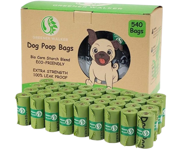 Poo Bags for Dog Waste-540 Extra Thick Strong 100% Leak Proof