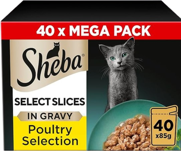 Adult Wet Cat Food, Megapack (40 x 85 g)