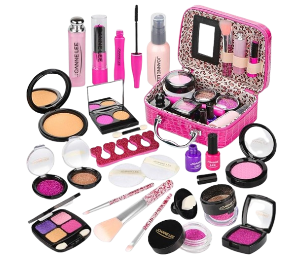 22 PCS Safe Non-Toxic Fake Make Up Set Cosmetic Beauty Kit , for Little Girls