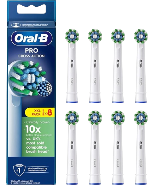 Electric Toothbrush Head-Pack of 8 Toothbrush Heads