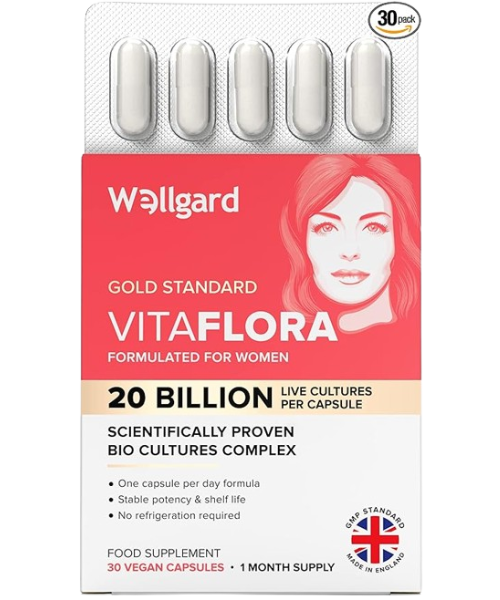 Vitaflora Probiotics for Women-30 Capsules, Made in UK